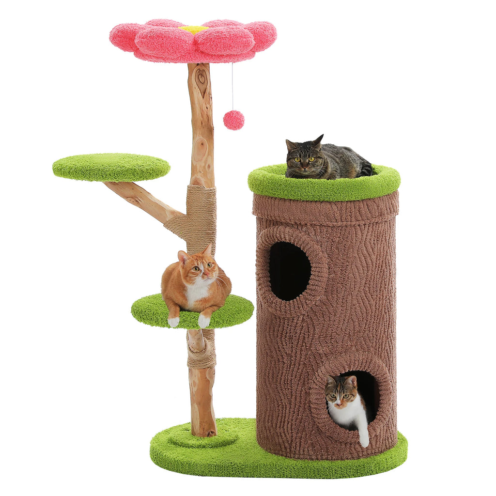 Four-Condos Tall Cat Tower