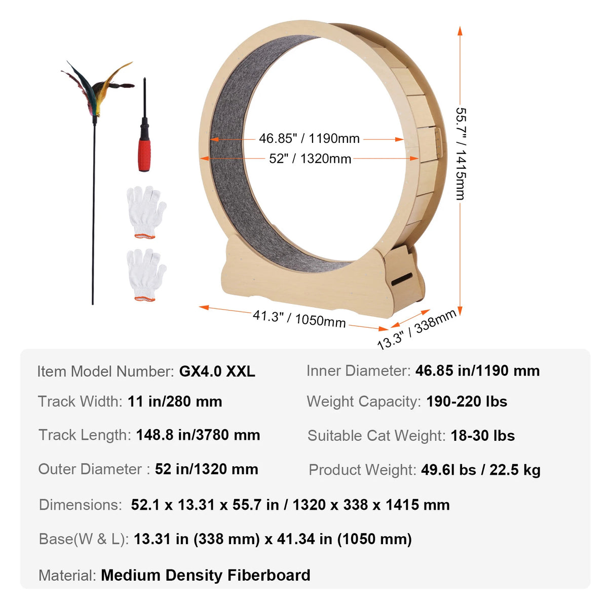 Indoor Cat Exercise Wheel