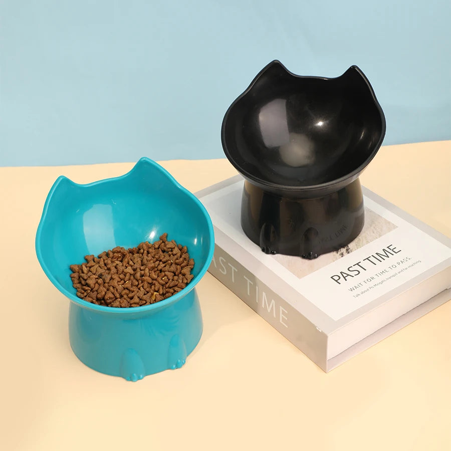 Tilted Elevated Cat Bowl
