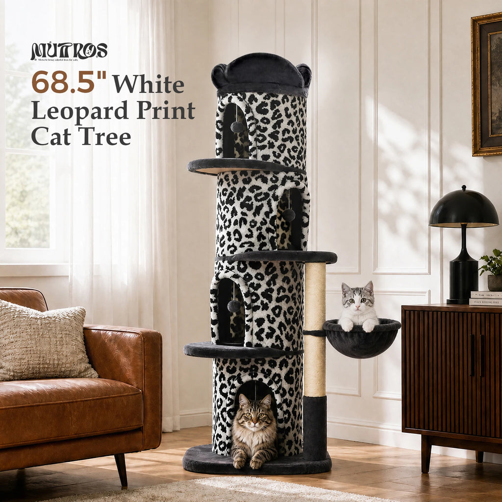 Four-Condos Tall Cat Tower