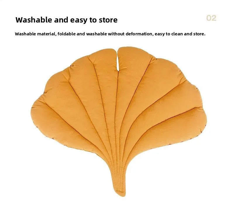 Leaf-Shaped Cat Lounge Mat