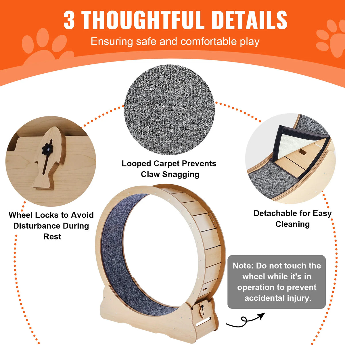 Indoor Cat Exercise Wheel