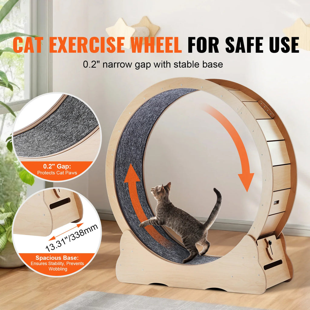 Indoor Cat Exercise Wheel