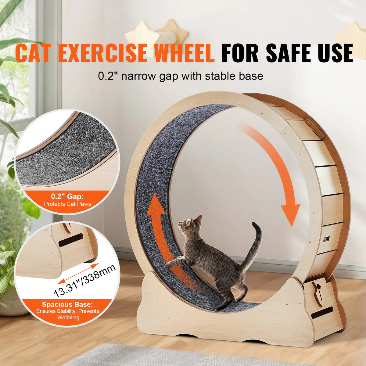 Indoor Cat Exercise Wheel