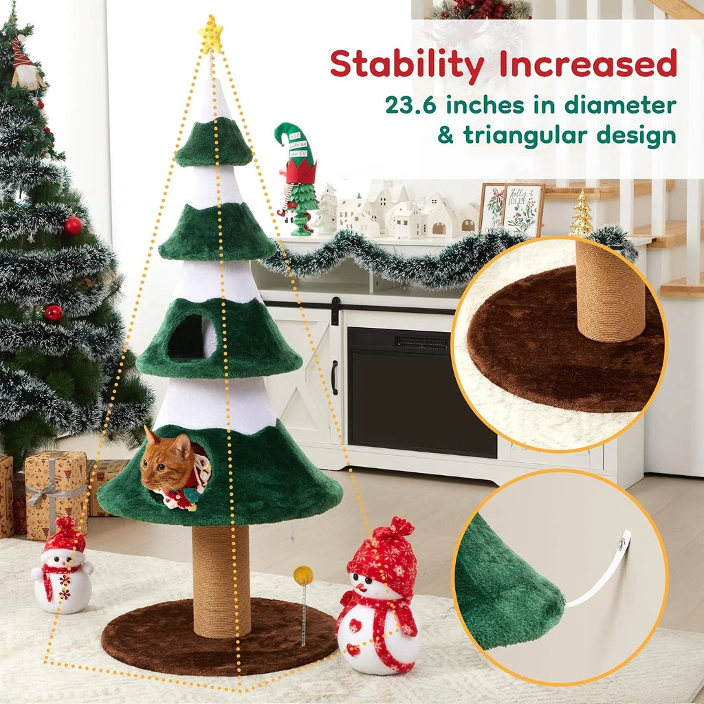 Evergreen Holiday Cat Tree