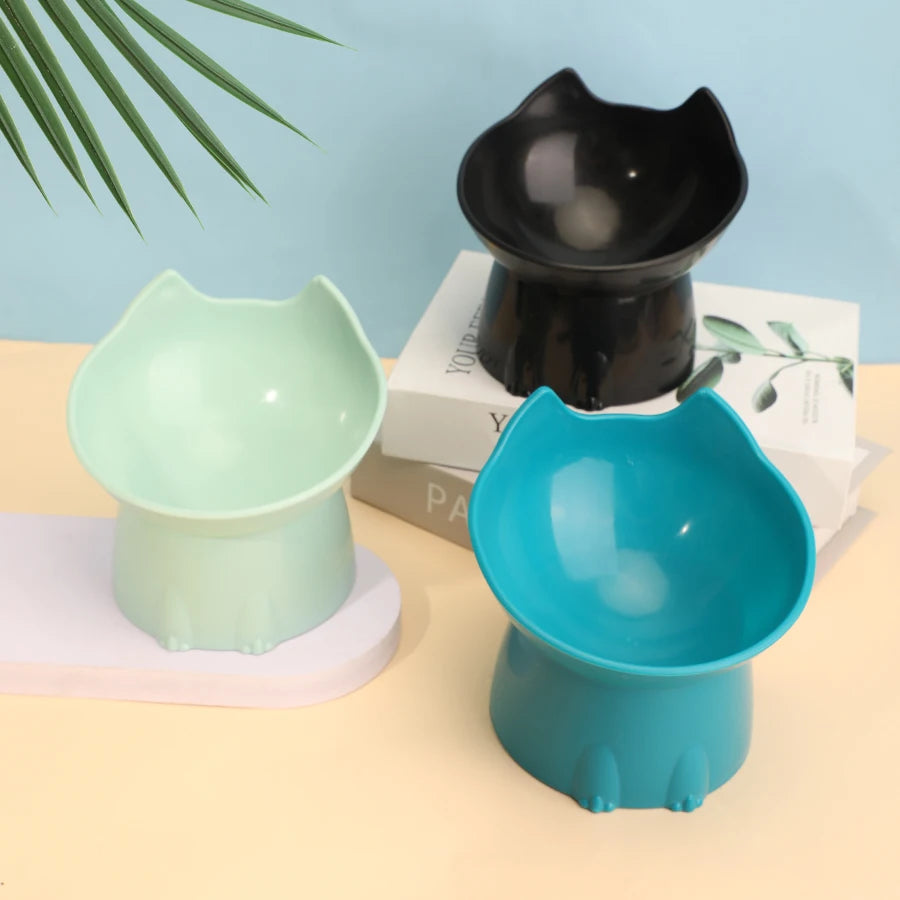 Tilted Elevated Cat Bowl