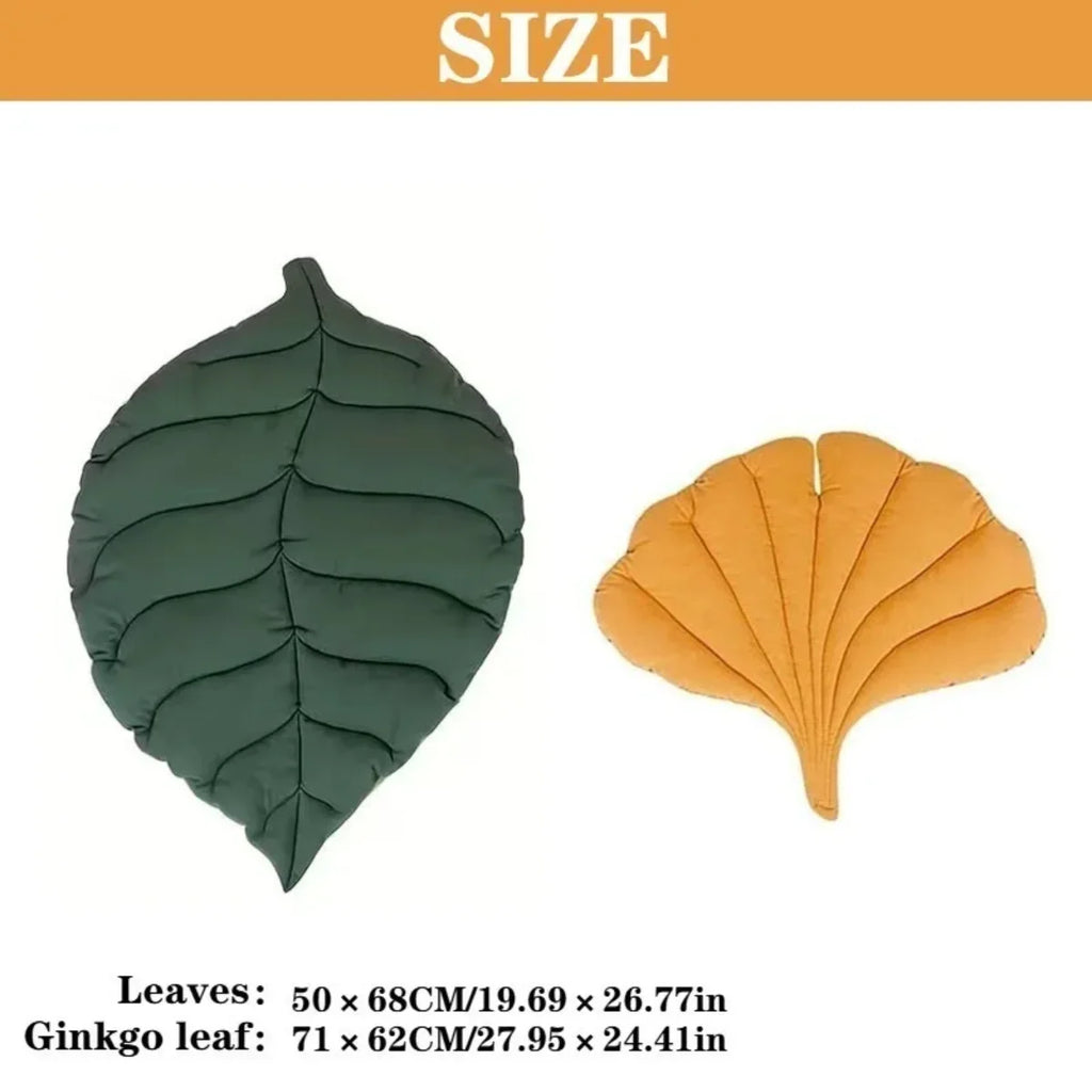 Leaf-Shaped Cat Lounge Mat