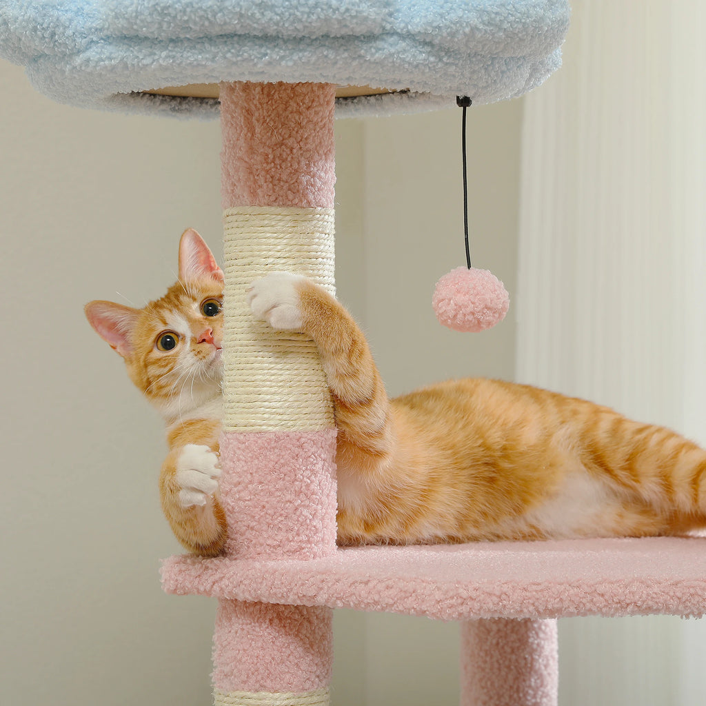 Flower Garden Cat Tree with Perches