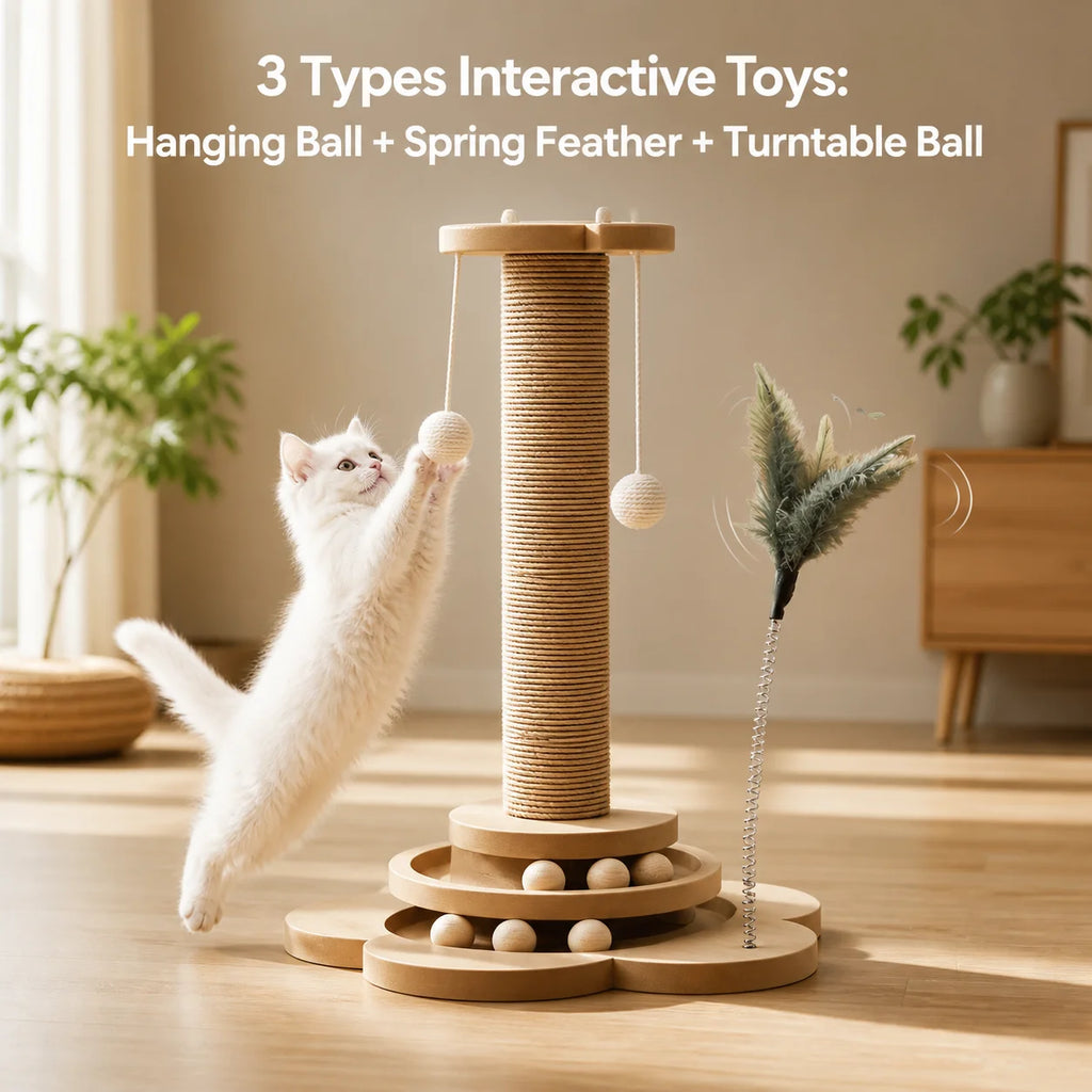 Sisal Cat Scratcher and Climbing Frame
