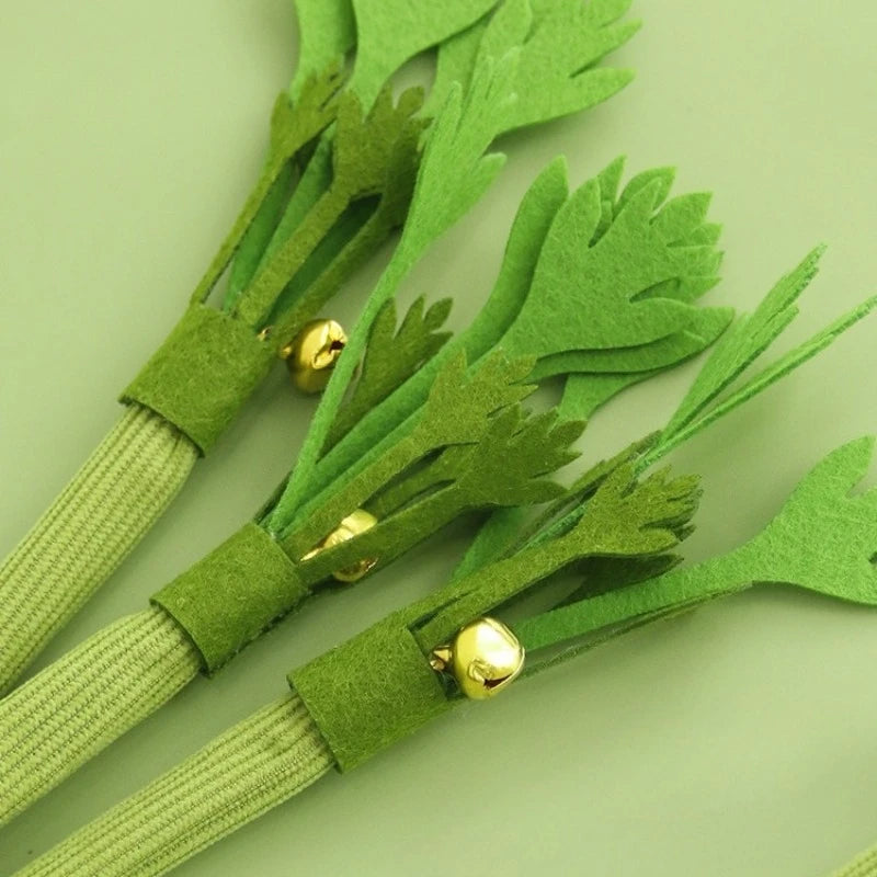 Three-Piece Vegetable Cat Toy Set
