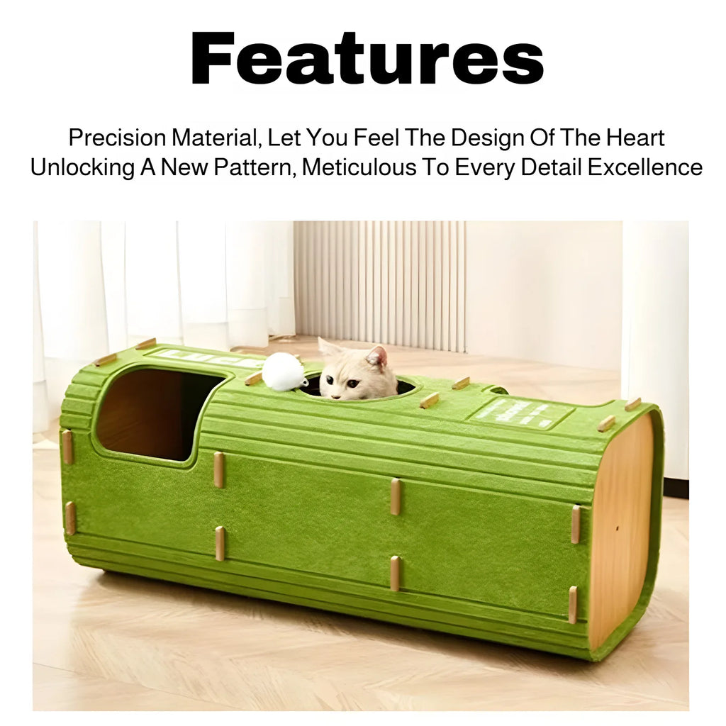 Multi-Level Enclosed Cat Nest Tower