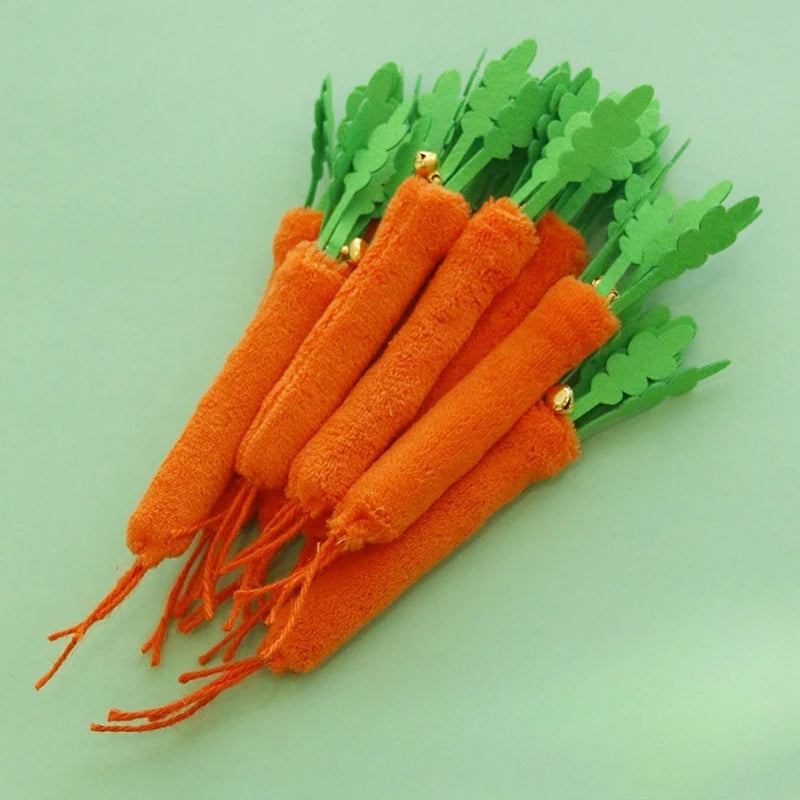 Three-Piece Vegetable Cat Toy Set
