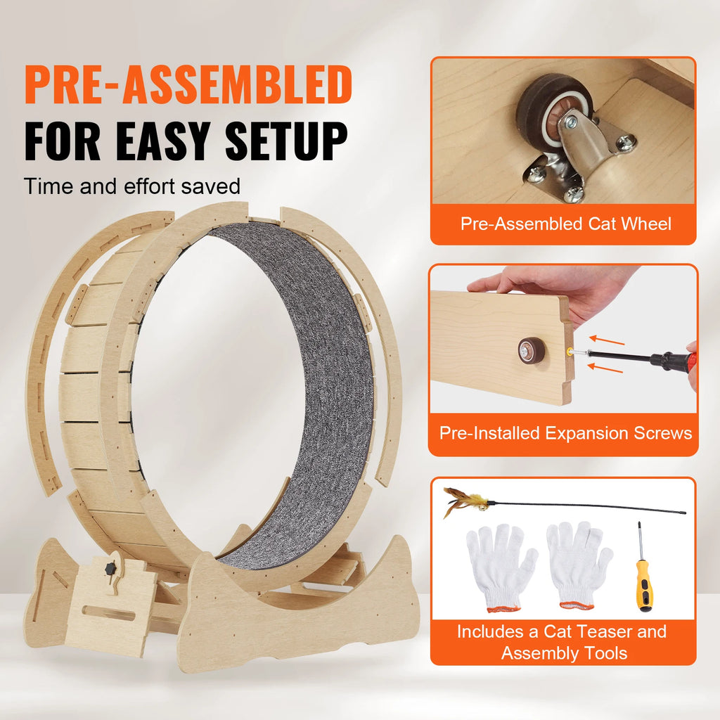 Indoor Cat Exercise Wheel
