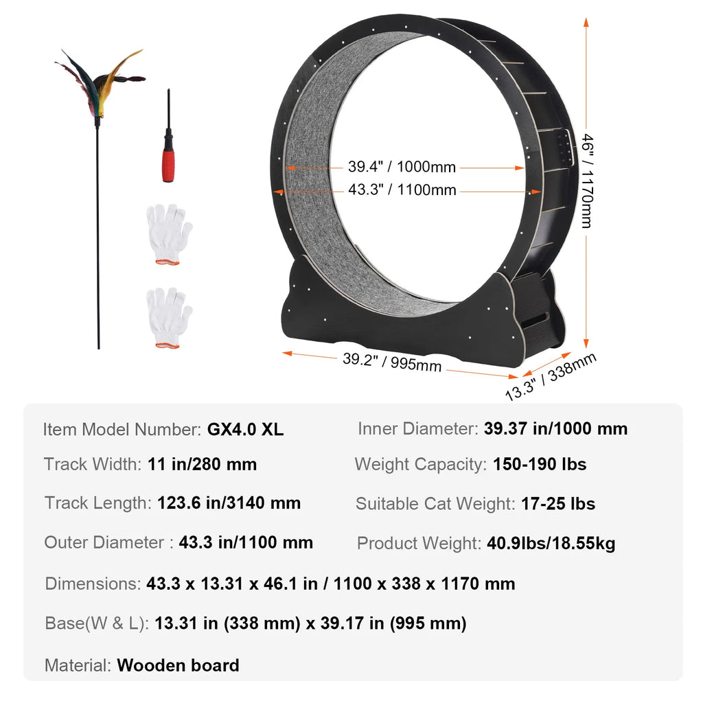 Indoor Cat Exercise Wheel