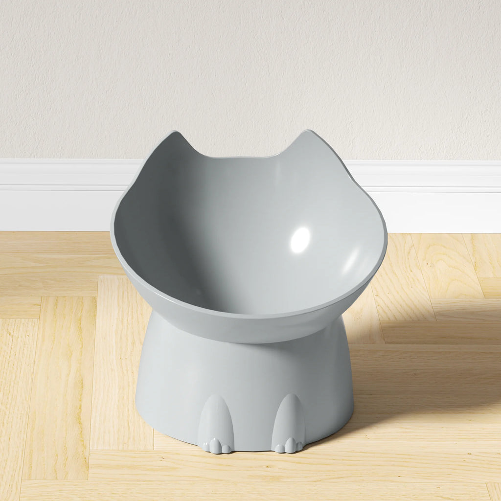 Tilted Elevated Cat Bowl