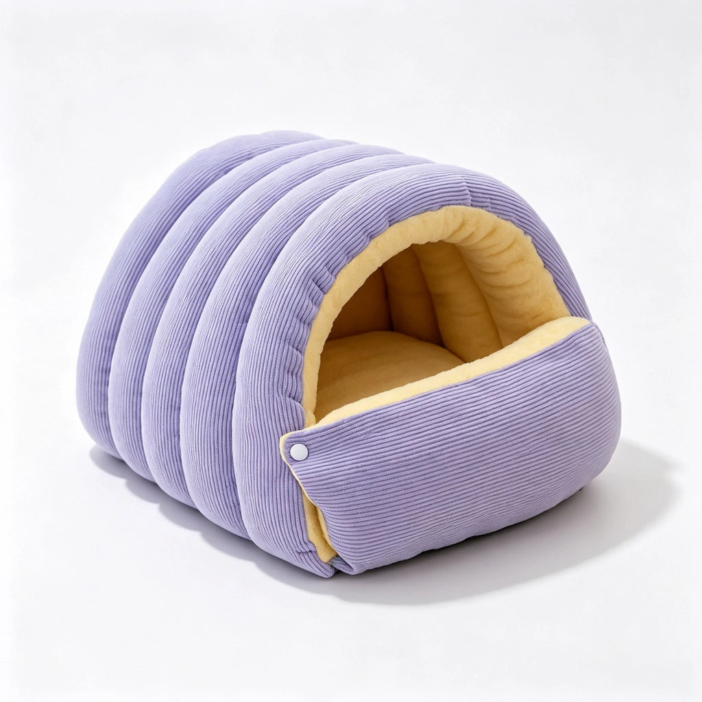 Foldable Enclosed Cat Bed