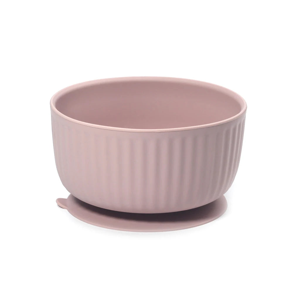 Striped Silicone Suction Cat Bowl