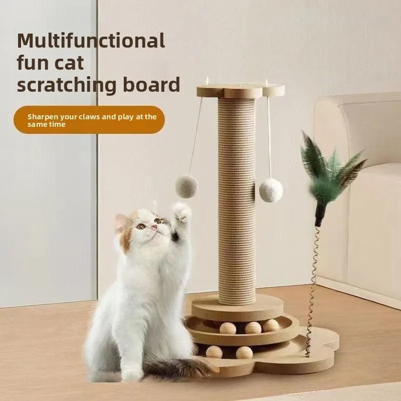 Sisal Cat Scratcher and Climbing Frame