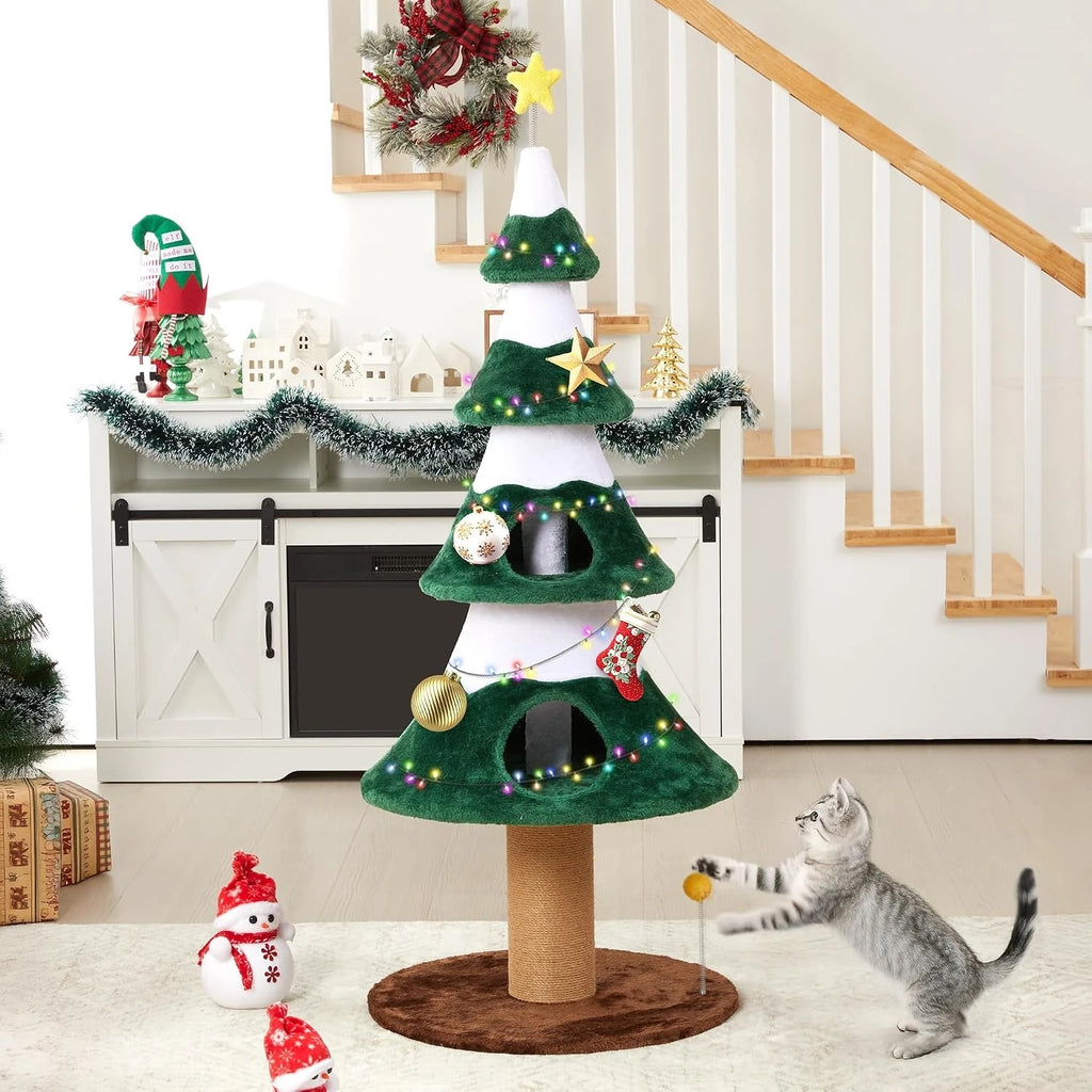 Evergreen Holiday Cat Tree