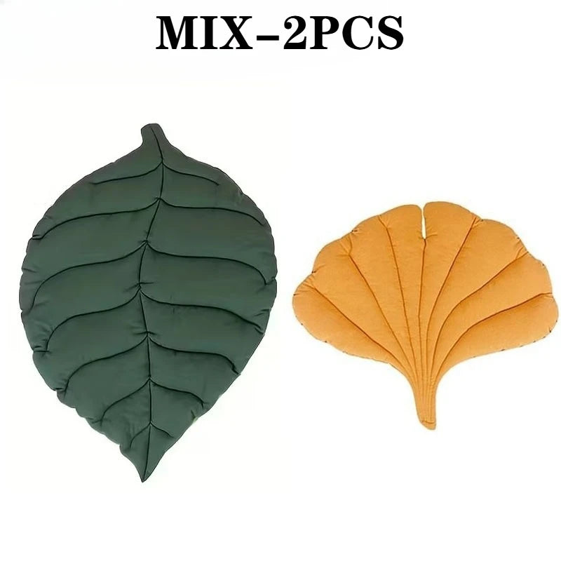 Leaf-Shaped Cat Lounge Mat