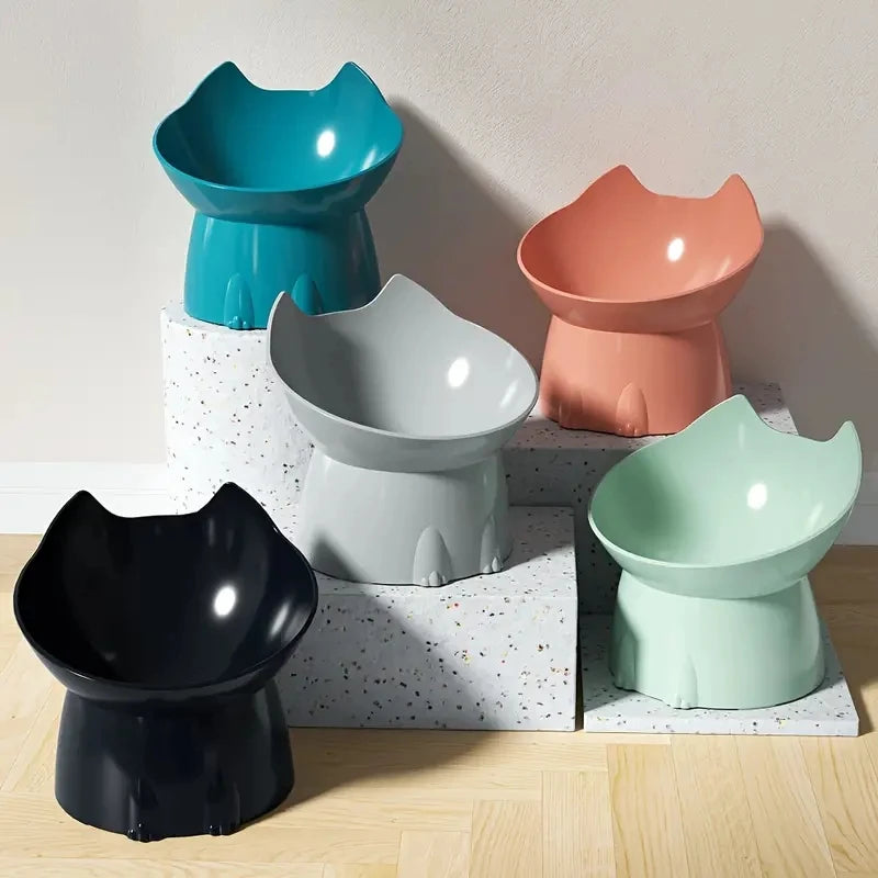 Tilted Elevated Cat Bowl