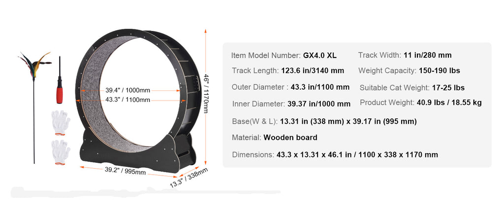 Indoor Cat Exercise Wheel