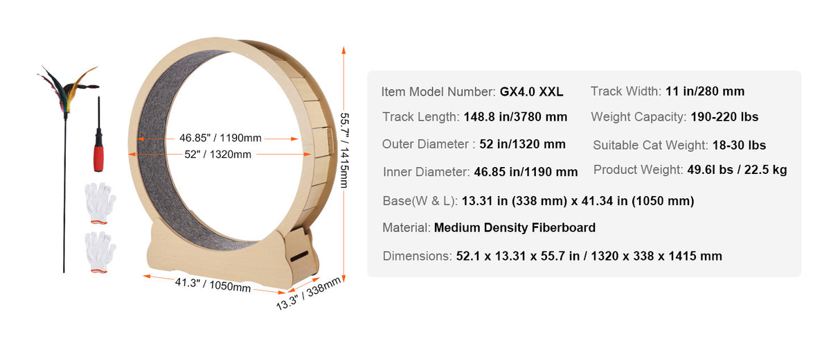 Indoor Cat Exercise Wheel