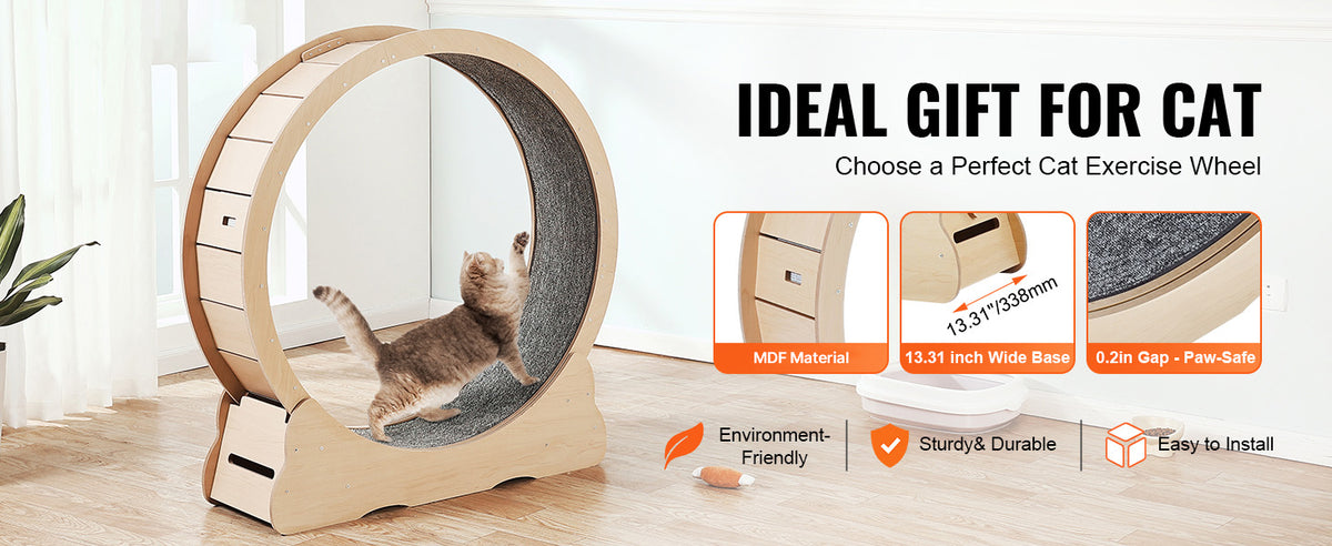Indoor Cat Exercise Wheel