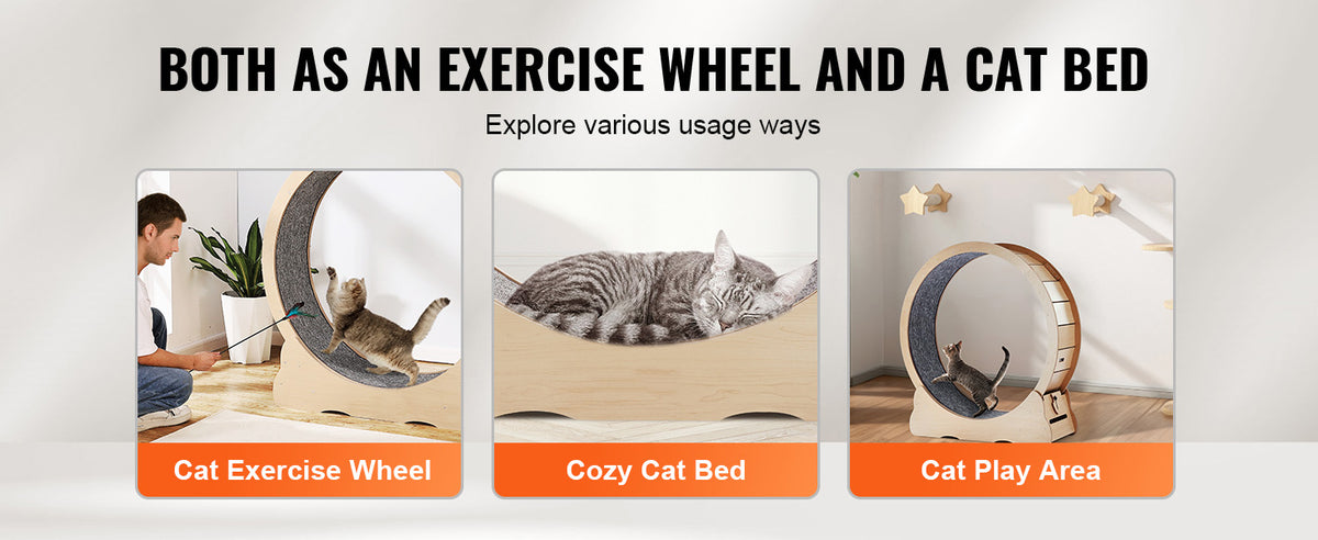Indoor Cat Exercise Wheel