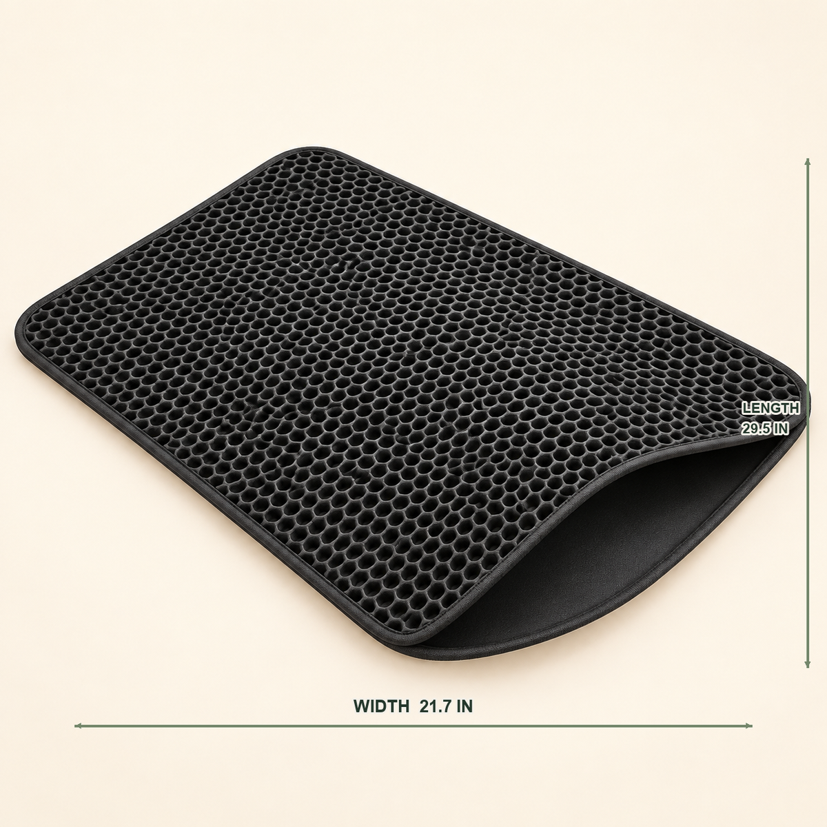 Double-Layer Honeycomb Cat Litter Mat — easy-clean-litter-mat-black-55x75-04-dimensions.png