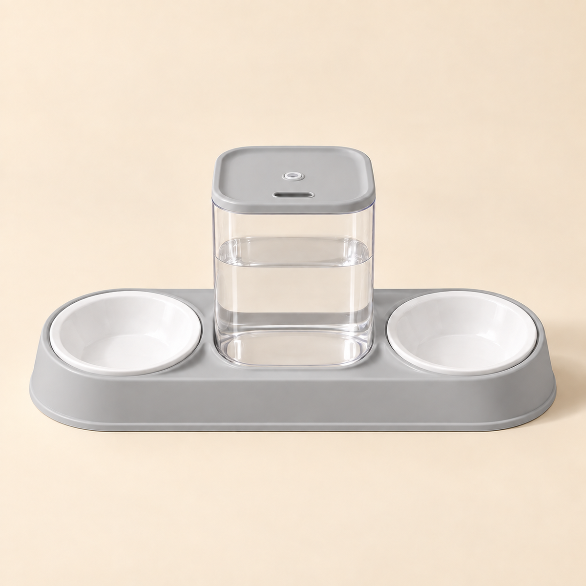 Cat Water Fountain with Double Bowl Set — gravity-water-food-set-variant-gray.png