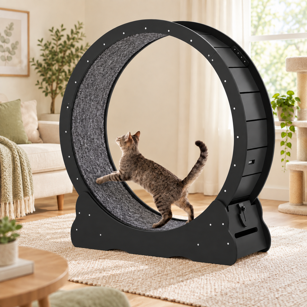 Indoor Cat Exercise Wheel — indoor-exercise-wheel-black-02-angle.png