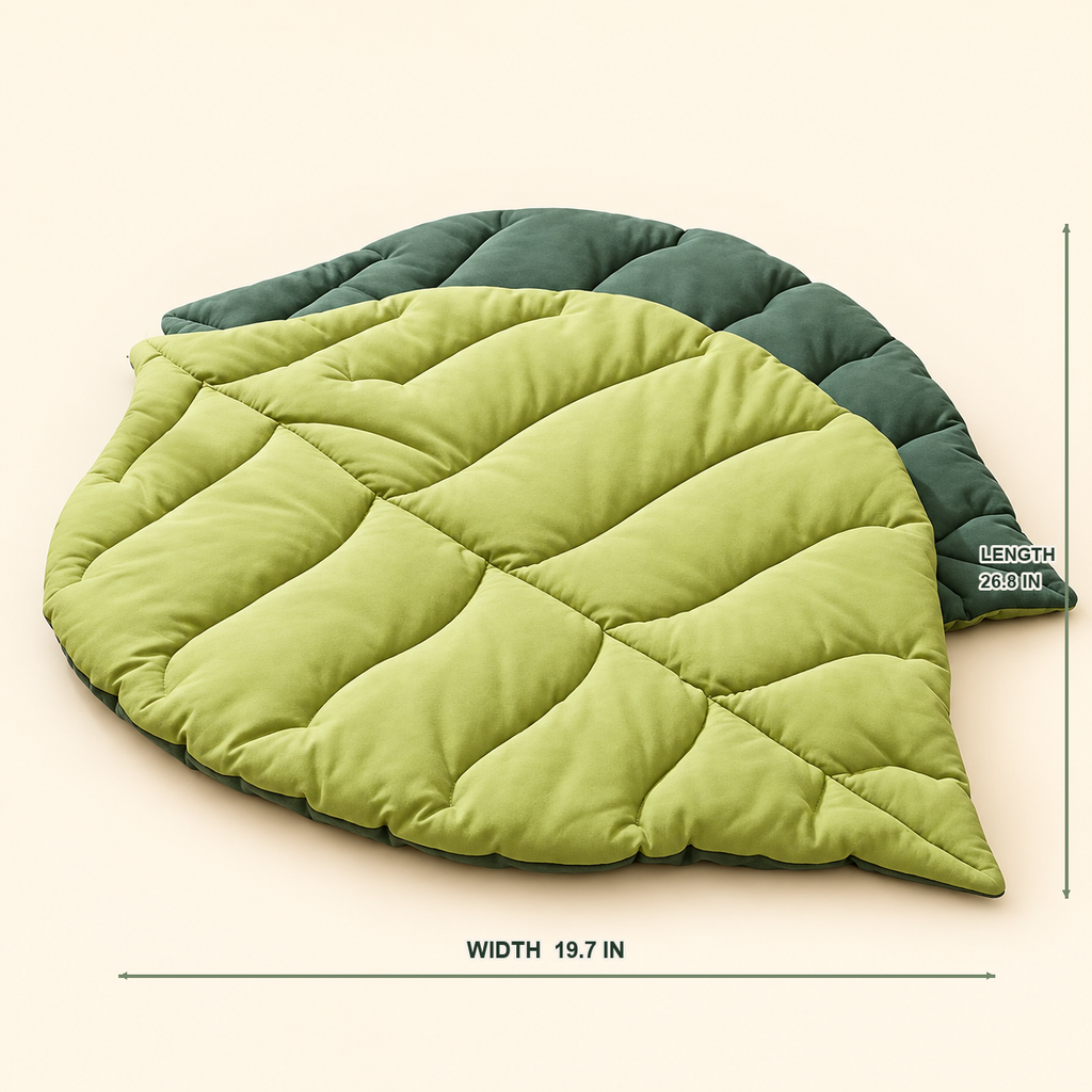 Leaf-Shaped Cat Lounge Mat — leaf-lounge-mat-04-dimensions.png