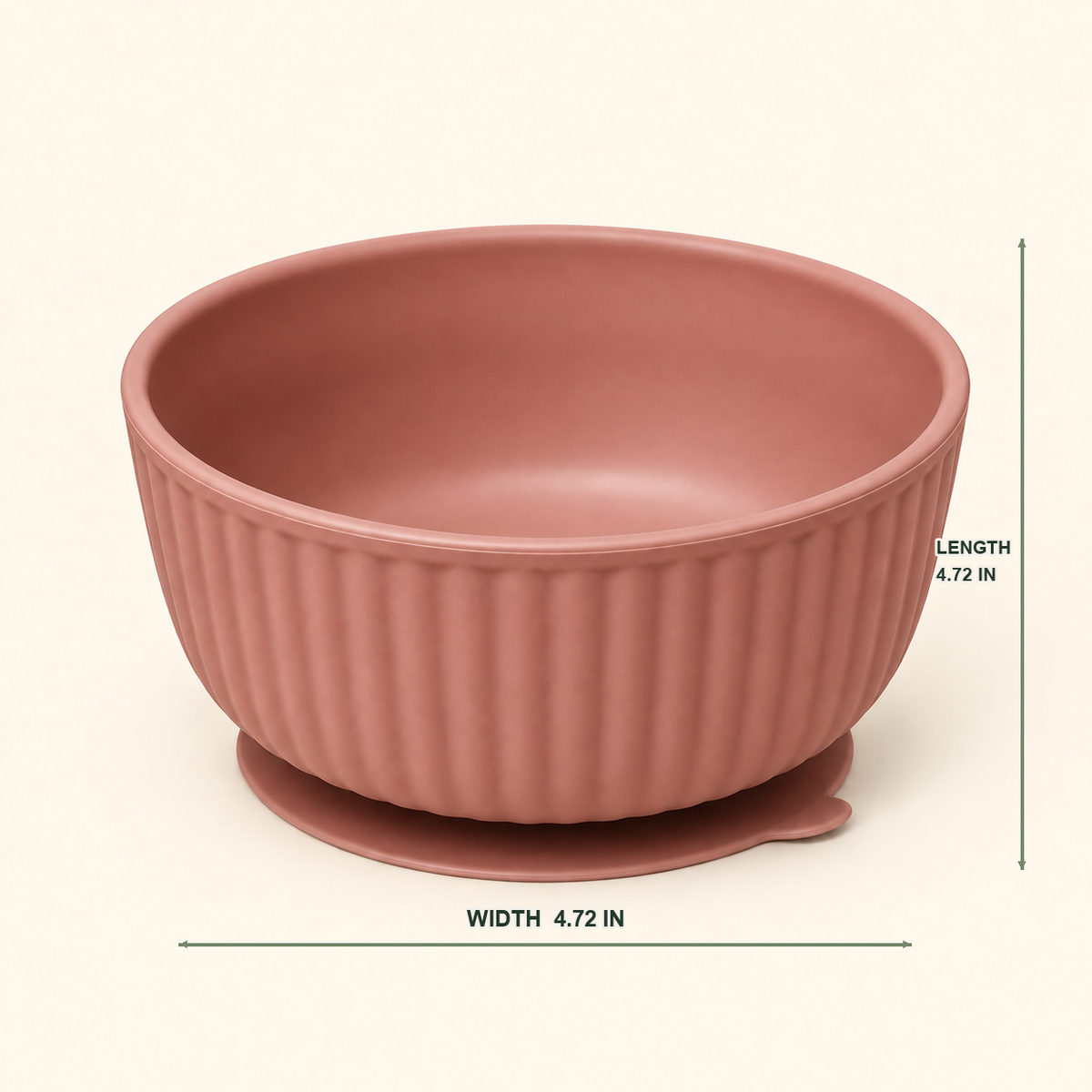 Striped Silicone Suction Cat Bowl — sage-stripe-suction-bowl-variant-clay-04-dimensions.png