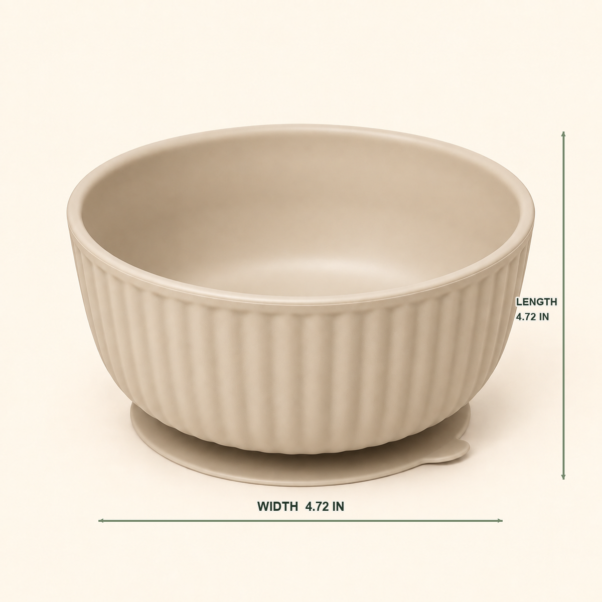 Striped Silicone Suction Cat Bowl — sage-stripe-suction-bowl-variant-sand-04-dimensions.png