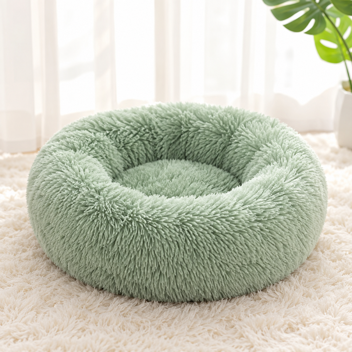 Round Plush Cat Bed — soft-curl-up-bed-02-angle.png