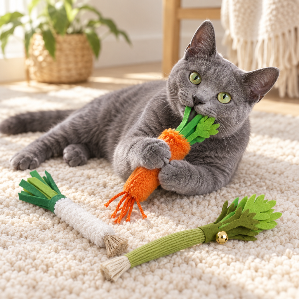 Three-Piece Vegetable Cat Toy Set — three-piece-bell-toy-set-03-cat.png