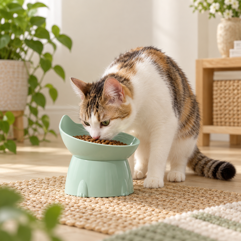Tilted Elevated Cat Bowl — tilted-elevated-bowl-03-cat.png