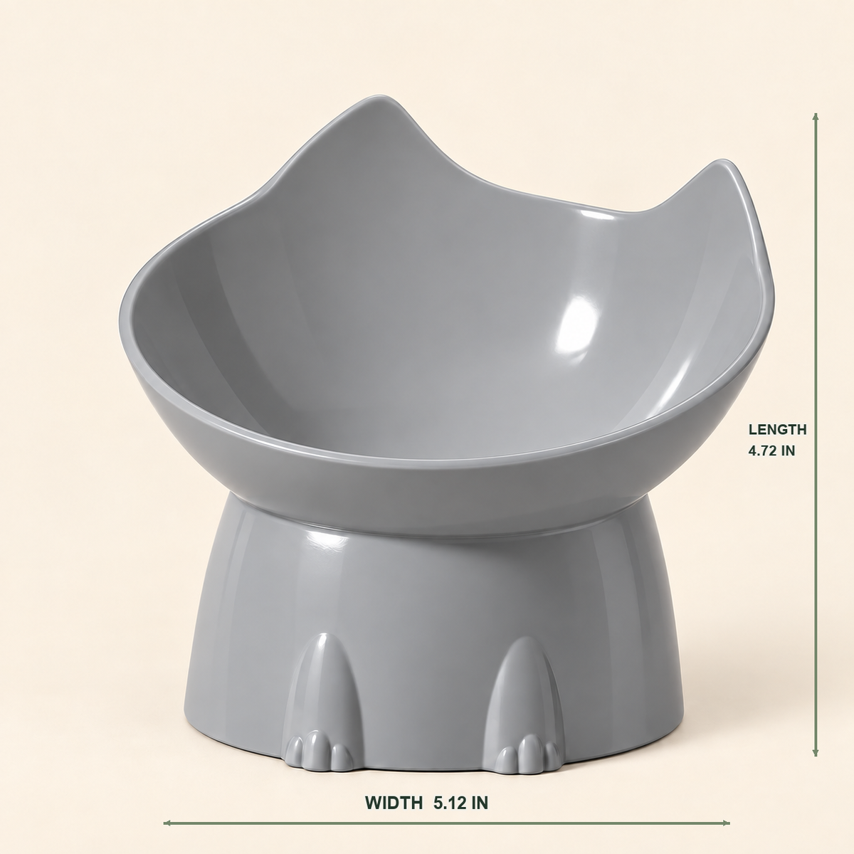 Tilted Elevated Cat Bowl — tilted-elevated-bowl-variant-gray-04-dimensions.png
